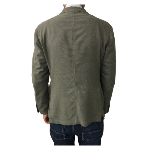 L.B.M 1911 men's mud/dove jacket cotton unlined birdseye mod 2875