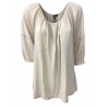 ASPESI woman mesh mod Z335 F067  3/4 sleeve 100% Linen