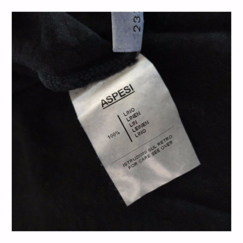 ASPESI woman mesh mod Z335 F067  3/4 sleeve 100% Linen
