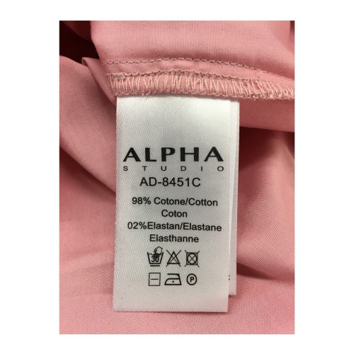 ALPHA STUDIO women's shirts with elastic mod AD-8451C 98% cotton 2% elastan