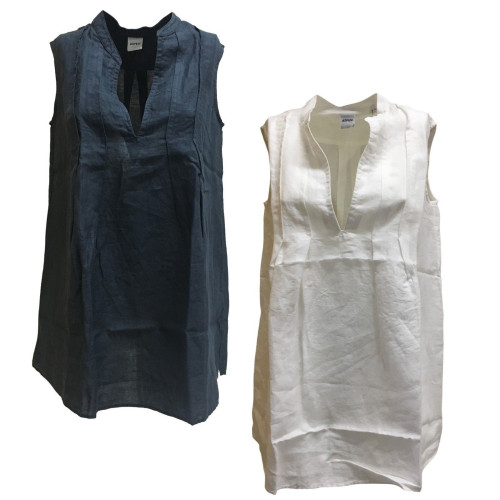 ASPESI shirt woman sleeveless mod H813 C195 100% linen