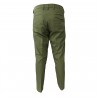 TISSUE' men's trousers green with zip mod TPM00501 100% cotton MADE IN ITALY