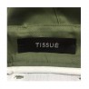 TISSUE' pantalone uomo verde con zip mod TPM00501 100% cotone MADE IN ITALY