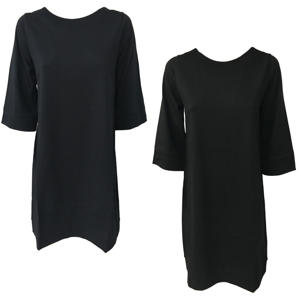 ALPHA STUDIO abito donna manica 3/4 scollo dietro mod AD-8353O 100% cotone ALPHA STUDIO abito donna manica 3/4 scollo dietro mod AD-8353O 100% cotone
