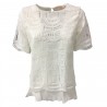 LA FEE MARABOUTEE woman blouse ecru with lace mod FB3356