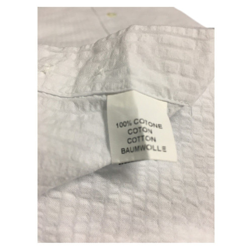 BRANCACCIO camicia uomo manica lunga bianca operata GIO’ BR14501 100% cotone