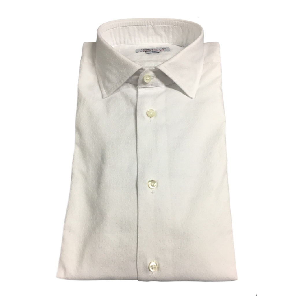 BRANCACCIO man shirt white long sleeve GIO’ BR14401 100% cotton BRANCACCIO man shirt white long sleeve GIO’ BR14401 100% cotton