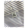 BRANCACCIO camicia uomo bianco/blu 100 % cotone doppio ritorto vestibilità slim