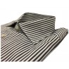 BRANCACCIO camicia uomo a righe, manica lunga 100% cotone doppio ritorto