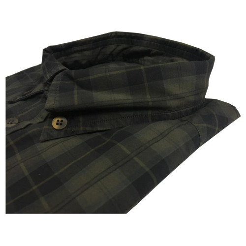 BRANCACCIO button-down man shirt with pocket NICOLA GOLD