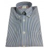 BROOKSBROTHERS camicia uomo manica lunga button-down con taschino mod 42212 100% cotone SUPIMA no iron