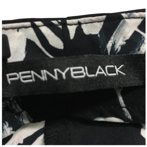 PENNYBLACK pantalone donna nero/bianco mod LAMBDA 100% cotone