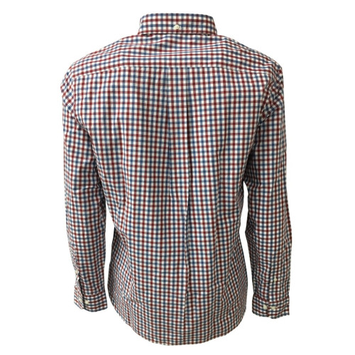 BROOKS BROTHERS camicia uomo manica lunga button-down con taschino mod 942200 linea RES FLEECE