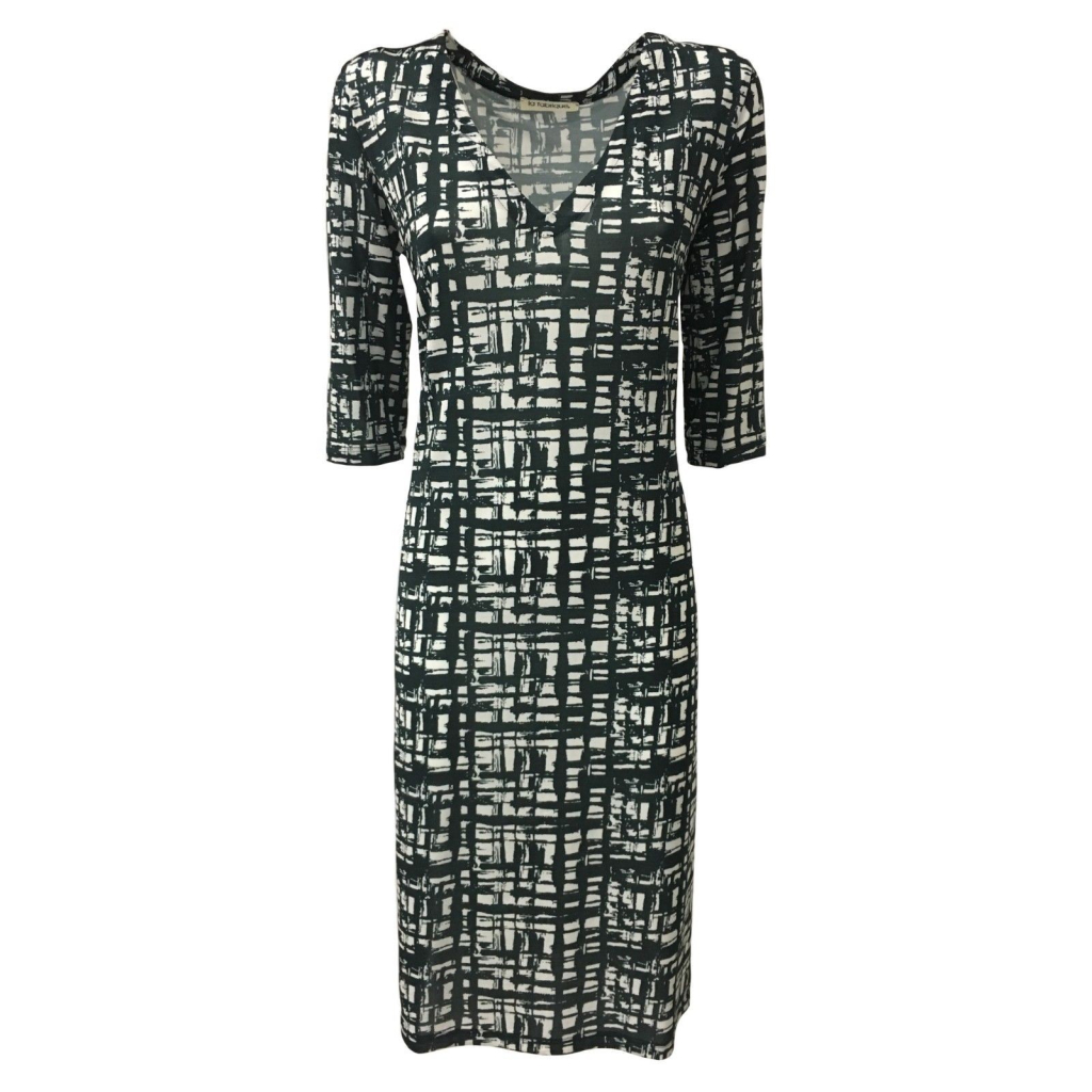LA FABRIQUE abito donna jersey antracite/ghiaccio mod 18E-686 MADE IN ITALY LA FABRIQUE abito donna jersey antracite/ghiaccio mod 18E-686 MADE IN ITALY