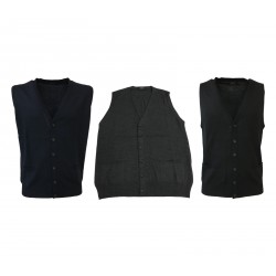 ALPHA STUDIO gilet uomo con bottoni regular mod AU-6006D 100% lana