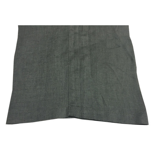 ELENA MIRÒ long trousers with elastic zip closure behind waist 100% linen