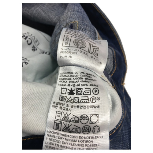 MADE & CRAFTED By LEVI’S jeans uomo TACK SLIM 1000146464  05081-0240 100% cotone cimosato