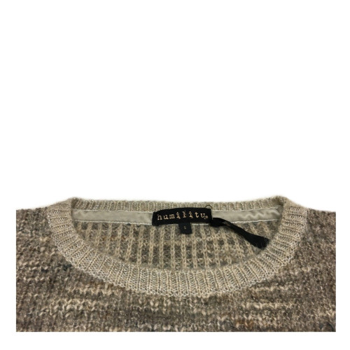 HUMILITY 1949 women's sweater beige melange wool mod HA7006 MADE IN ITALY