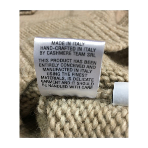 SETTEFILI CASHMERE maglia uomo lana collo alto mod RA6BUR.BN11 MADE IN ITALY