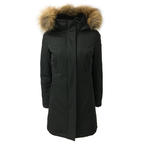 NORWAY 3/4 woman jacket with detachable hood and fur mod THEA 85542