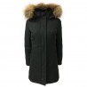 NORWAY 3/4 woman jacket with detachable hood and fur mod THEA 85542