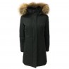 NORWAY giaccone donna 3/4 con cappuccio staccabile e pelliccia mod THEA 85542
