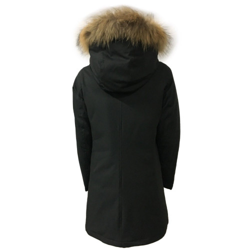 NORWAY 3/4 woman jacket with detachable hood and fur mod THEA 85542