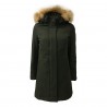 NORWAY 3/4 woman jacket with detachable hood and fur mod THEA 85542