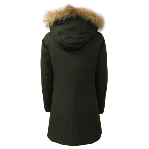 NORWAY 3/4 woman jacket with detachable hood and fur mod THEA 85542