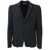 FERRANTE giacca uomo maglia fantasia spinata blu mod U39201 MADE IN ITALY