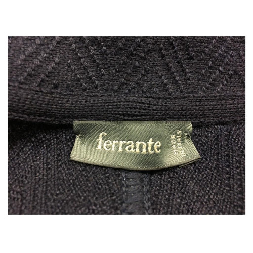 FERRANTE man jacket blue thorn mod U17208 50% wool 50% acrylic MADE IN ITALY