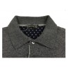 FERRANTE polo uomo con toppe in maglia gomiti in contrasto mod U30611 100% lana MADE IN ITALY