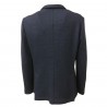 ROYAL ROW giacca uomo cotone/lana sfoderata blu/azzurro WELLS G2 MADE IN ITALY