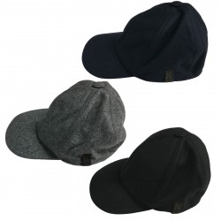 FERRANTE cappello uomo lana con visiera mod U17100 BASEBALL MADE IN ITALY