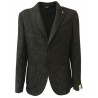 L.B.M 1911 giacca uomo sfoderata nero/moro 80% cotone 20% lana 2837