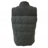 DELLA CIANA gilet uomo grigio 80%lana 20%cashmere imbottitura in piuma art 18494 MADE IN ITALY