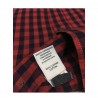 BRANCACCIO camicia uomo rosso/blu 100% cotone mod RANGER URBAN 6605 tes UR61002