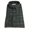 BRANCACCIO camicia uomo flanella mod NICOLA BD GOLD tess BE5200 100% cotone