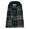 BRANCACCIO camicia uomo quadri nero/grigio mod NICOLA BD GOLD BE52202 100%cotone