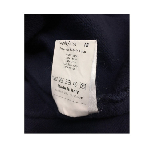 BKØ felpa uomo girocollo 100% cotone mod SU17010 MADE IN ITALY