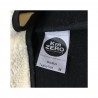 BKØ MADSON man coat black wool ecofur lining mod DU18523  MADE IN ITALY