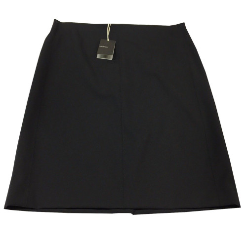 ELENA MIRO' women's skirt black technical fabric length 66 cm 88% polyamide 12% elastane