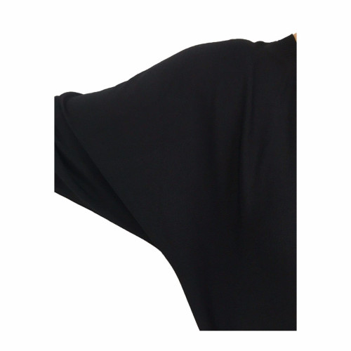 ELENA MIRO' women's sweater black 3/4 sleeve 65% viscose 35% polyester