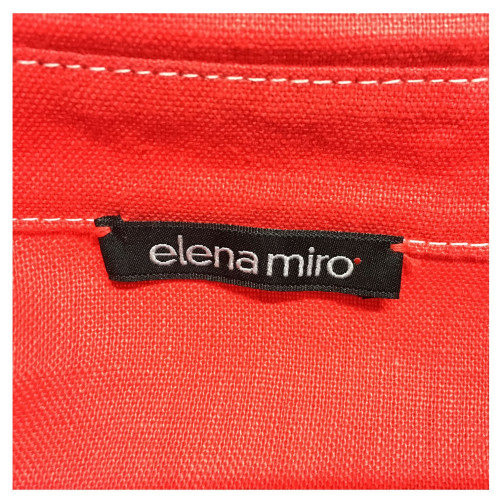 ELENA MIRO' camicia donna rossa 100% lino