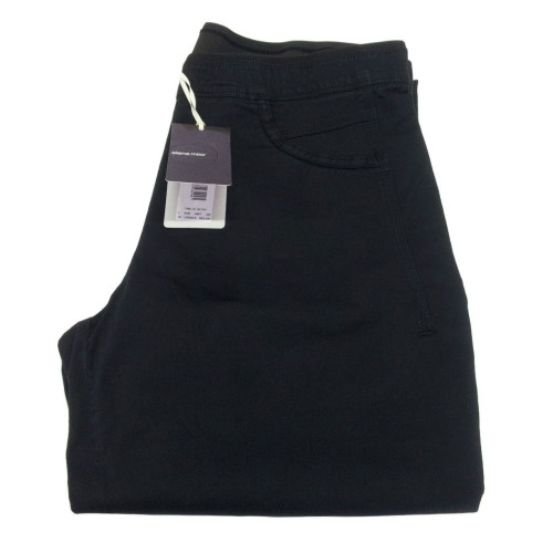 ELENA MIRÒ trousers black woman with elastic waist 98% cotton 2% elastan