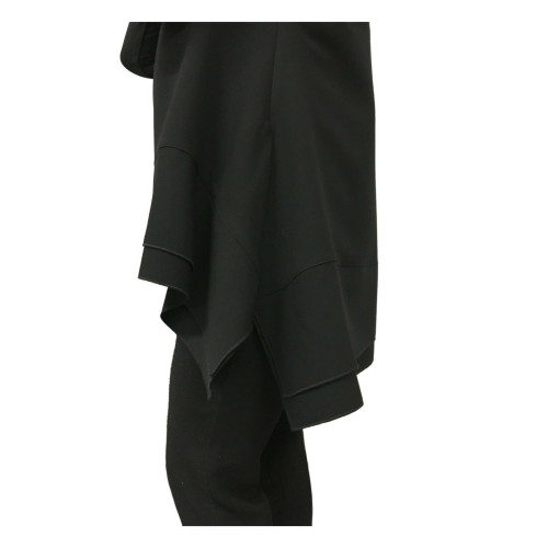 TADASHI blusa donna nero asimmetrica con tasche mod TAI192094 MADE IN ITALY