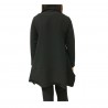 TADASHI blusa donna nero asimmetrica con tasche mod TAI192094 MADE IN ITALY