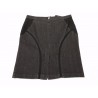 ELENA MIRO' women's skirt jeans black with black heavy jersey inserts