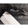 ELENA MIRO' pantalone donna grigio cotone velluto a righe con elastico in vita