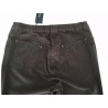 ELENA MIRO' pantalone donna invernale moro con elastico in vita dietro
